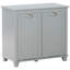 Armoire de trieur de linge inclinable avec panier à deux compartiments
