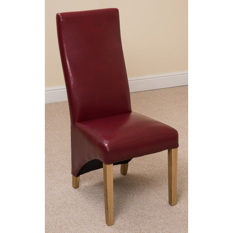 48cm H Upholstered Side Chair, Red