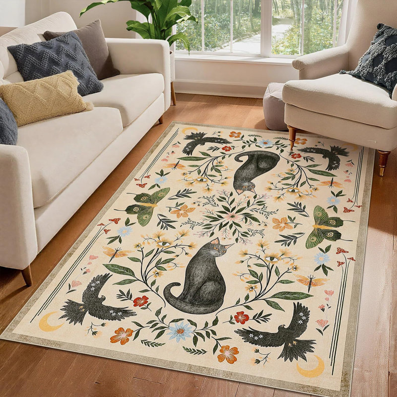 Area Rug, Tan, Rectangle 200 x 290 cm