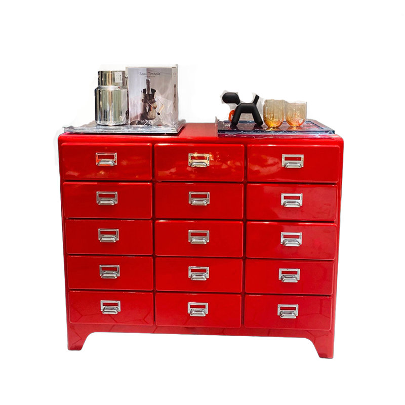 Runo 45.27'' Sideboard, Red
