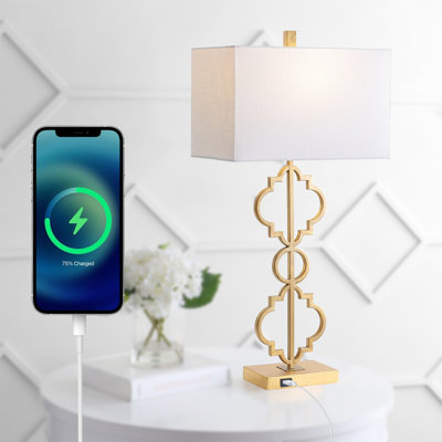 Selina Metal USB Table Lamp