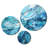 Antartica Icebound Kaleidoscope Geometric I Wall Decor on Metal