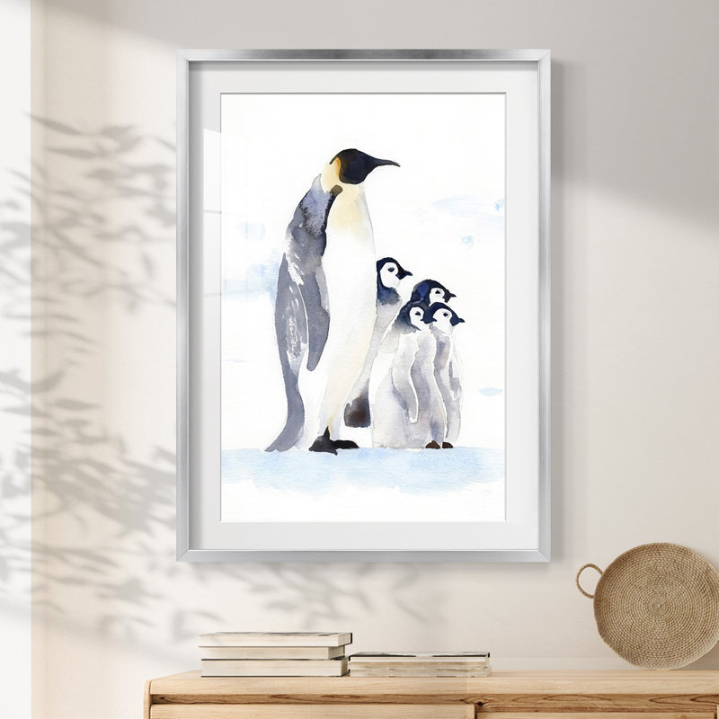 Emperor Penguins I -Framed Print