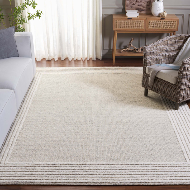 Tapis gris / ivoire Ebony 425, Rectangulaire 8 pi x 10 pi