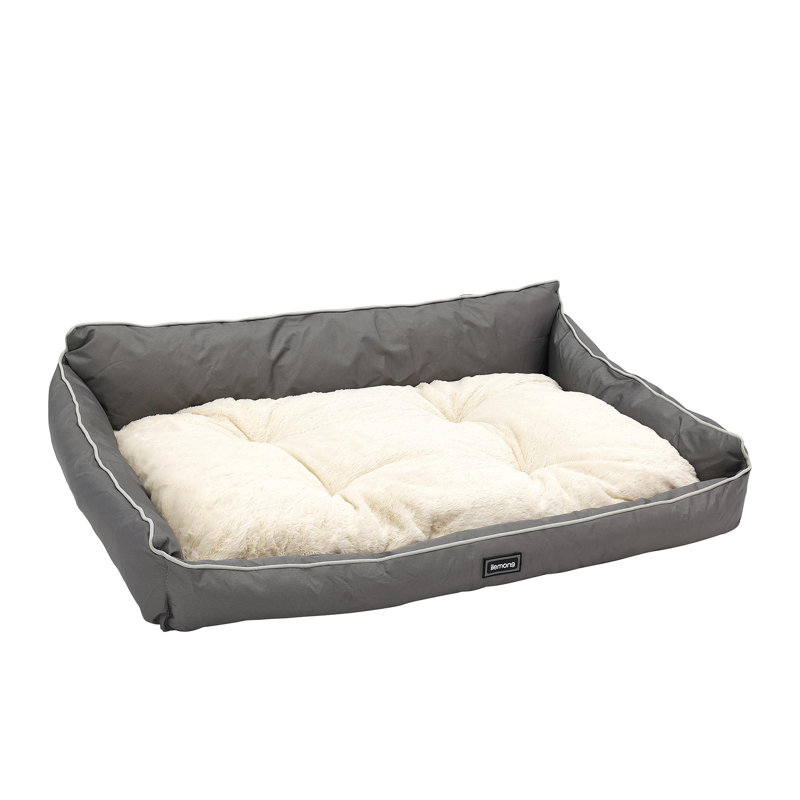 Lit de luxe pour chien, tapis amovible lavable pour chats et chiens, gris, 2TG