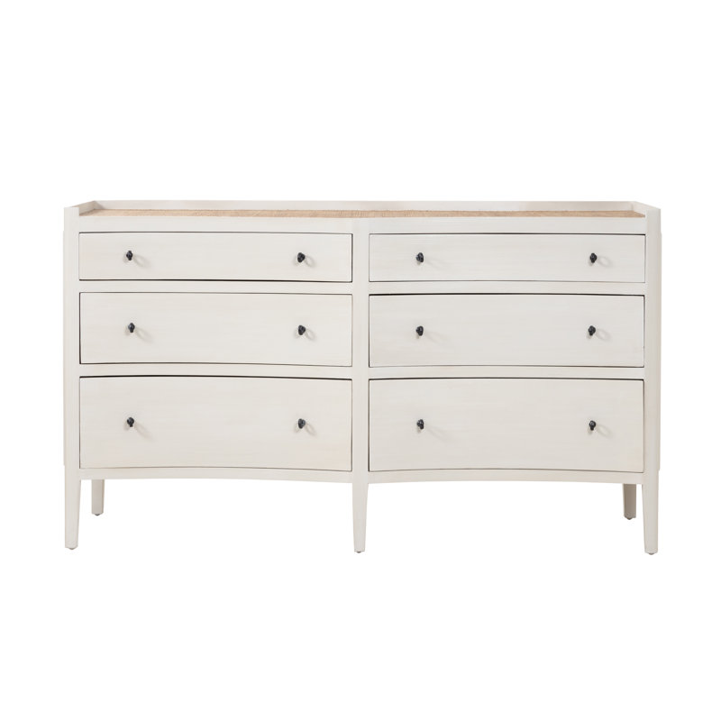 Cappelli 153cm W 6 - Drawer Chest of Drawers, French Grey