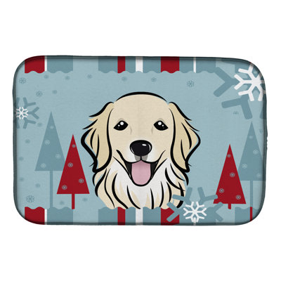 Tapis de séchage winter retriever golden retriever