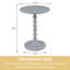 Pettegrow Pedestal End Table-1614528048