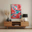 Abstrait art fluide en métal rose 16-1455383690
