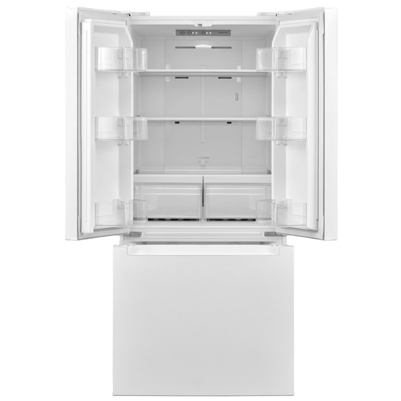 Crosley 18.4 Cu. Ft. French Door Refrigerator with Bottom Freezer, White