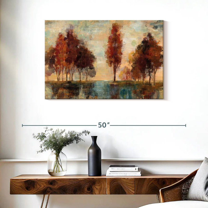 Avery Field And Forest II, 24" H x 36" W
