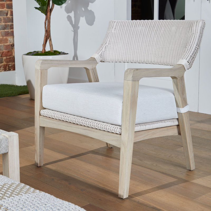 Chaise de patio avec coussins Kettil