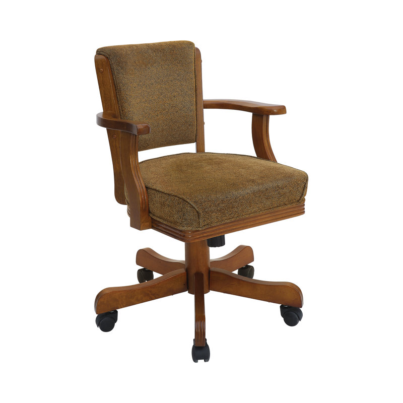 Canora Grey Ephrata Swiveling PC & Racing Game Chair in Olive Brown