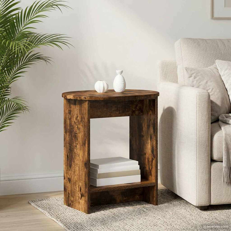 End Table, Smoked Oak