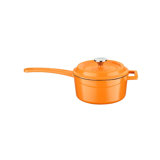 Lava Enameled Cast Iron Saucepan 1.5 Quart Round with Lid