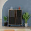 Purtee 4 - Door Square Accent Cabinet-826849734