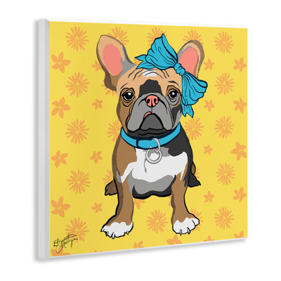 Art mural chiot Fashionista, par Elizabeth Medley