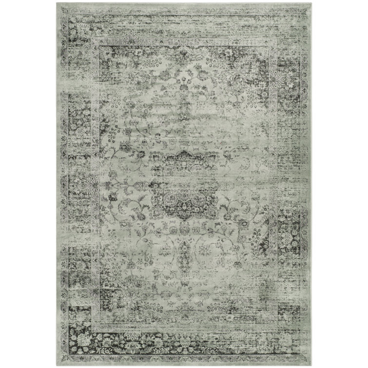 Dutta Oriental Spruce/Ivory Area Rug