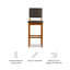 Upholstered Counter Stool with Solid Wood Frame-1893073809-1893073808