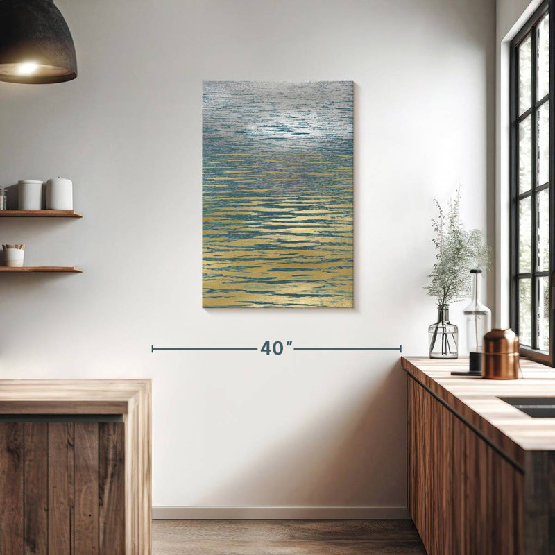 Avery Ocean Current Reflection II, 36" H x 24" W
