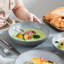 Karsabe Dinner Service Stoneware 16-piece Combination Service Set Of Earthenware, Tableware Set In Vintage Look For 4 People-82962154