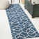 Mashawna Blocks Modern Geometric Navy/White Rug