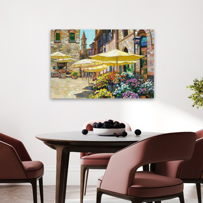 Marché aux fleurs de Sienne - Paysages Europe fleurs Italie Art