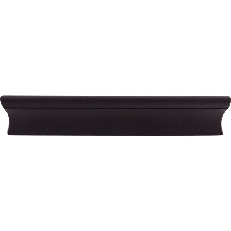 Glacier Finger pull, Flat Black, 5" Center to Center