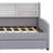 Twin Size Upholstered Platform Bed With Storage And Drawers-106358448