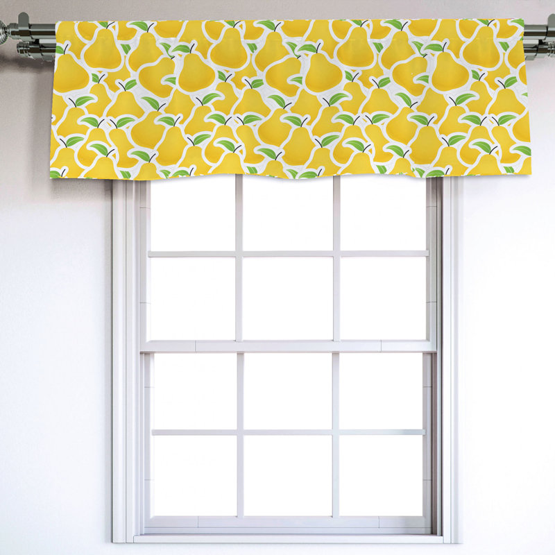 Sateen Ruffled Window Valance