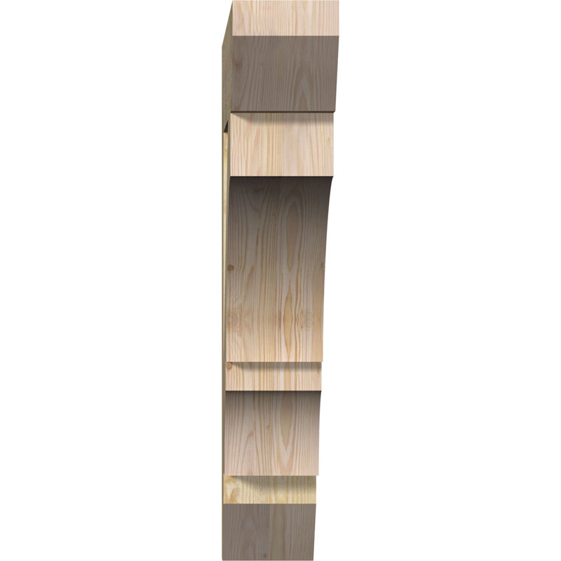 H 6 l x P, Sapin Douglas scié brut, L 6 po x P 34 po x H 34 po