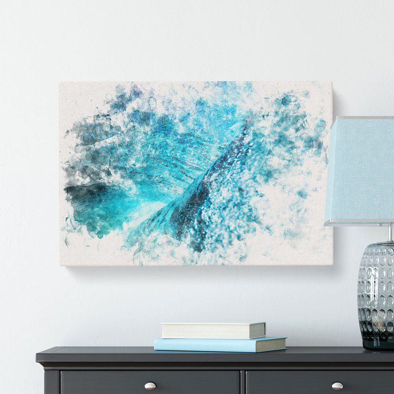 Beautiful Wave - Wrapped Canvas, 60cm H x 91cm W x 3cm D