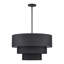 Lustre suspendu noir moyen 5 lumières Bainbridge