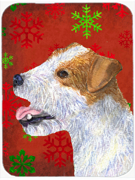 Planche à découper en verre "the vacances allée terrier Ashlynn, Rouge / Vert