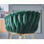 Velvet Upholstered Dining Chair | Arm Chair | Metal Legs-70052641
