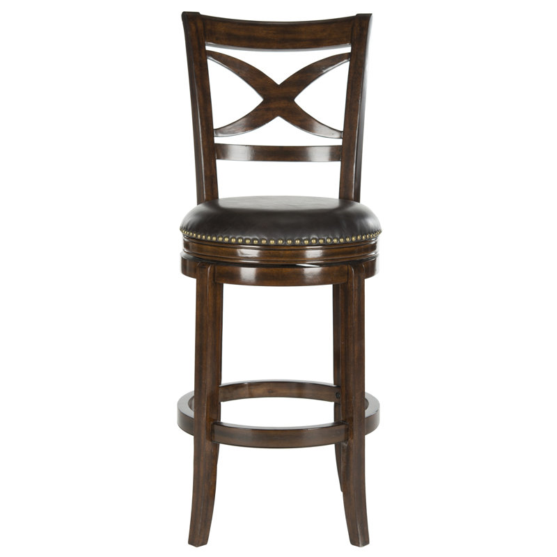 Tabouret de bar pivotant 29 po Brockway, Brun, Espresso
