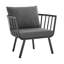 Ensemble de patio d'extérieur en aluminium 5 pièces avec coussins épais Riverside par Havenside Home-537035601-537035600