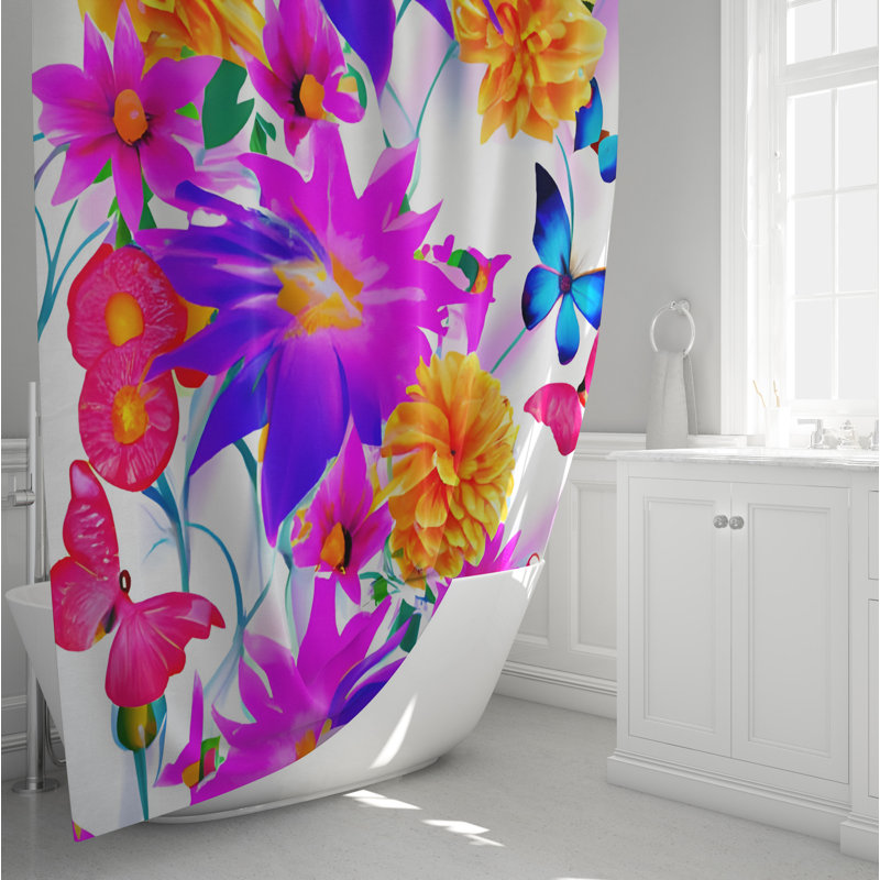 Rideau de douche Cyntha, H 72 po x l 70 po