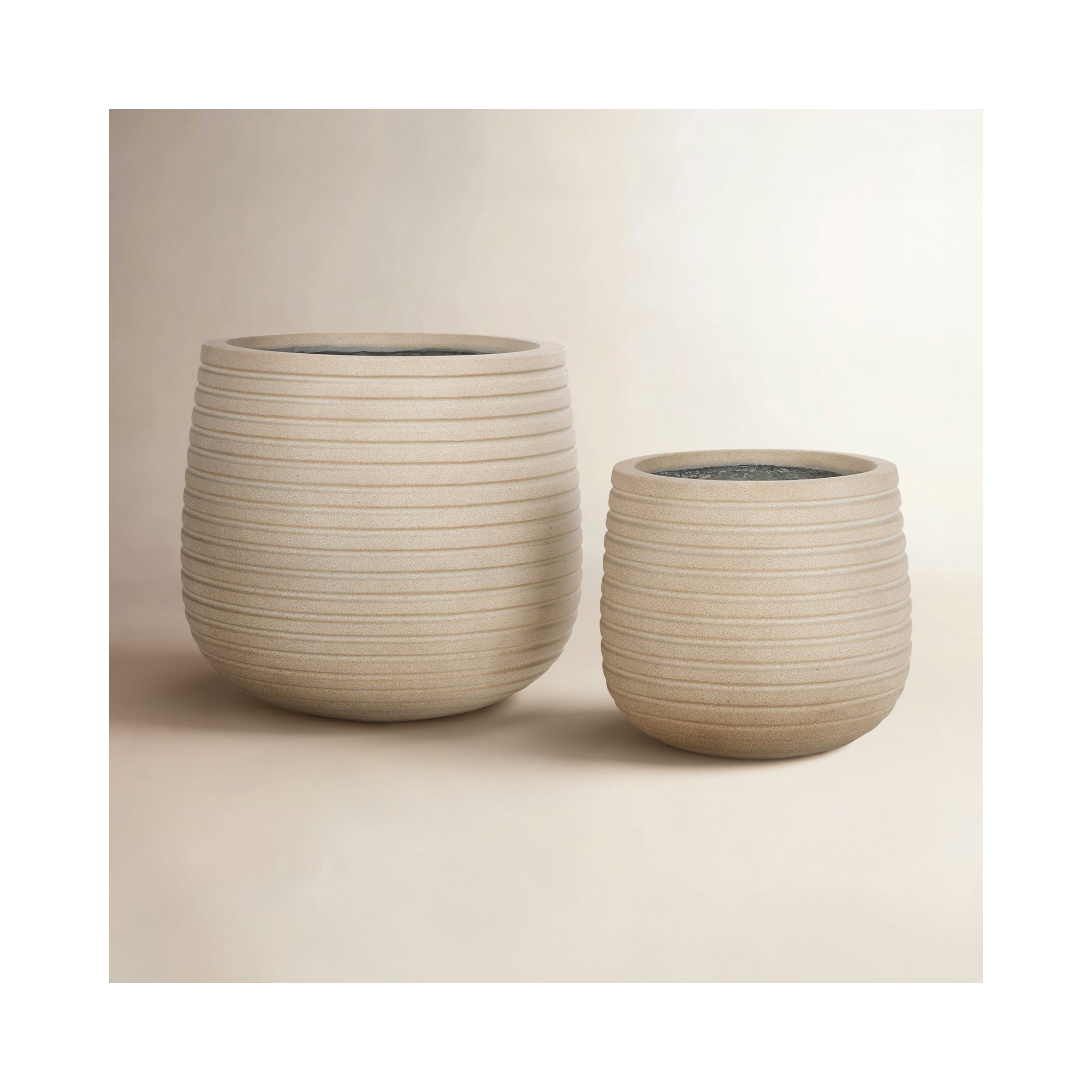 Bozana Pot Planter, Beige