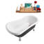 1549.4mm x 701mm Soaking Acrylic Bathtub-1570245558-1570245554