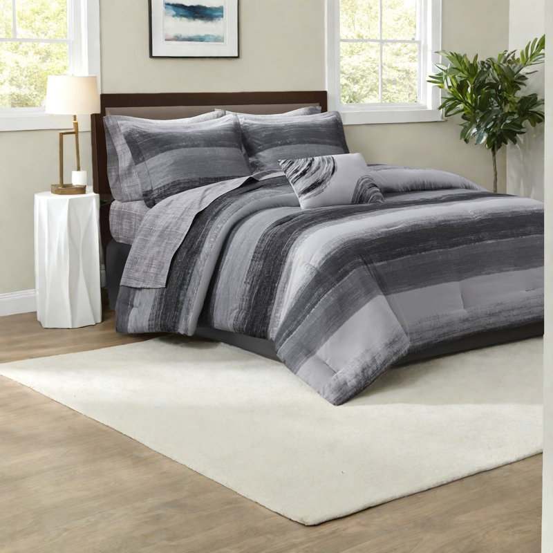 Comfortable 7-piece Bedding Sets, Microfiber And Cotton Design