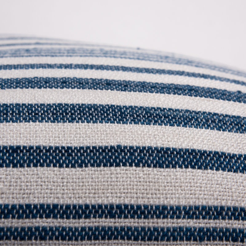 100% Polyester Throw Square High Performance/Easy Care Pillow Cover & Insert, Blue