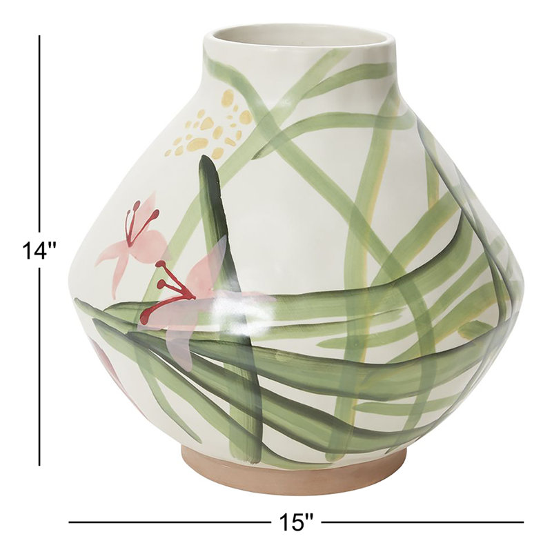 Umi 14'' Handmade Ceramic Table Vase