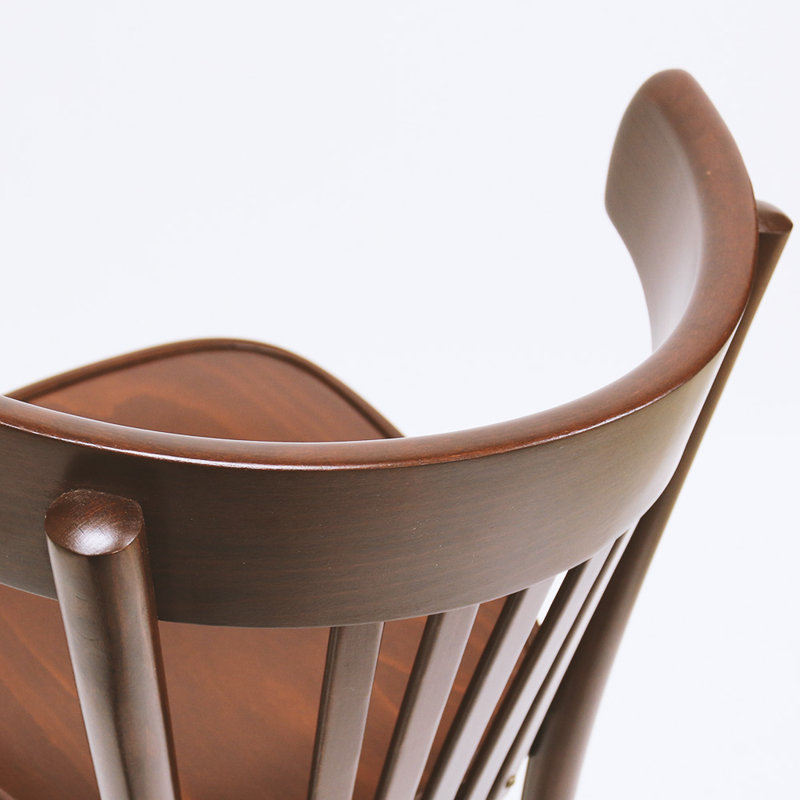 Tabouret 788 Series, Acajou