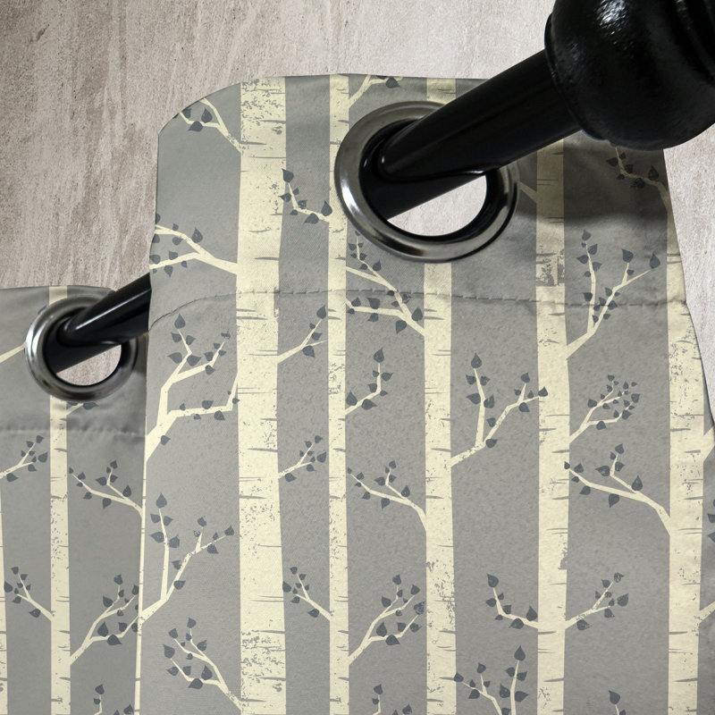 Sateen Blackout Curtain Pair, 50" W x 63" L