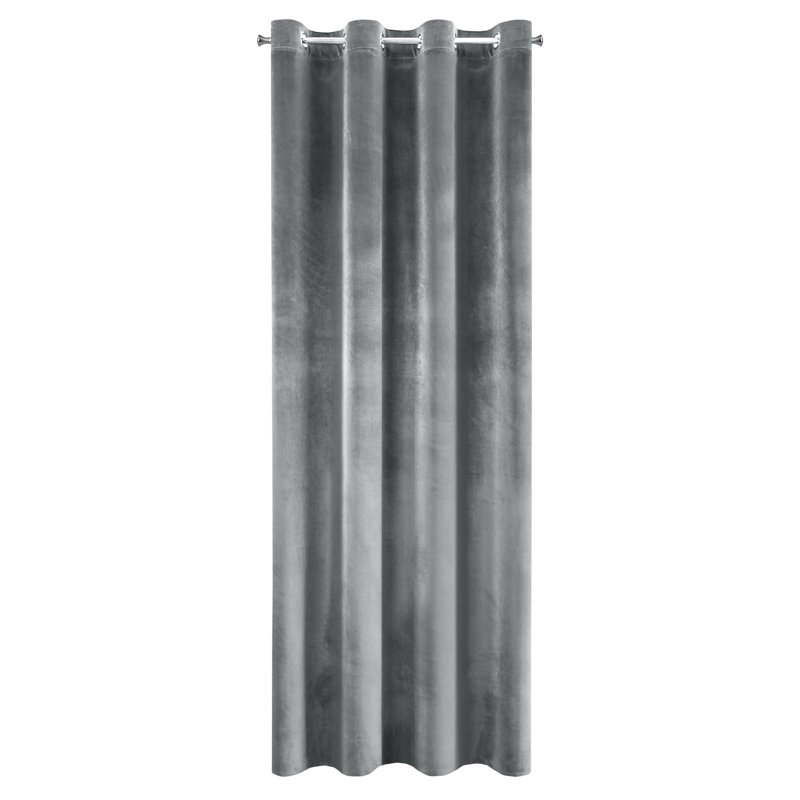 Aadison Blackout Curtains Single Panel, Graphite