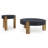 Ensemble de 2 tables Ellef