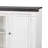 Ivvy TV Stand Media Cabinet, Shelves, White Brown Wood Molding, 81 Inch