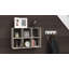 Mini bibliothèque de bureau ou murale à 6 cubes-260374461