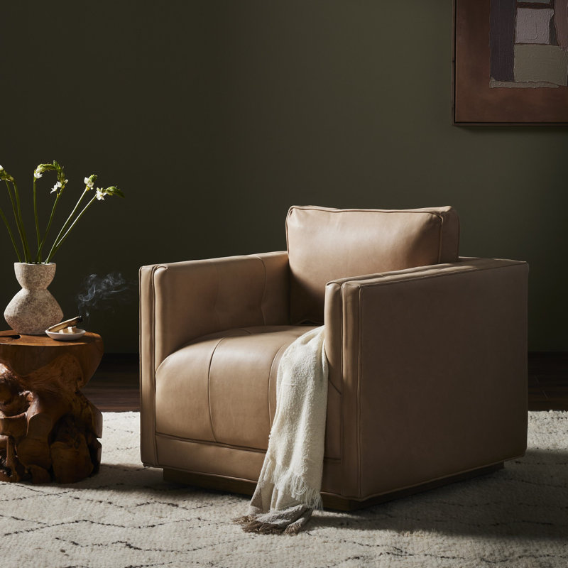 Kiera Swivel Chair, Palermo Nude